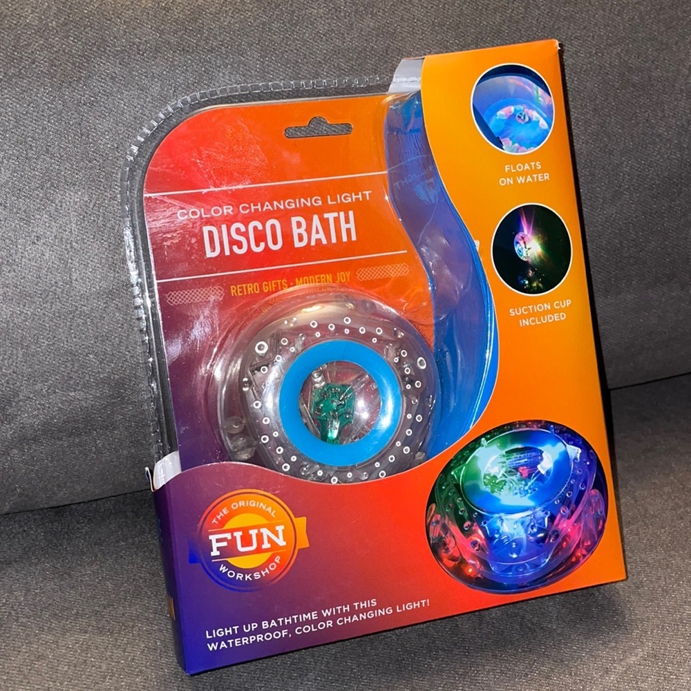 Disco bath.  color changing light .​